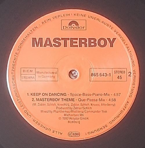 Masterboy - Keep On Dancing / Remix / Masterboy Theme - Que-Passa