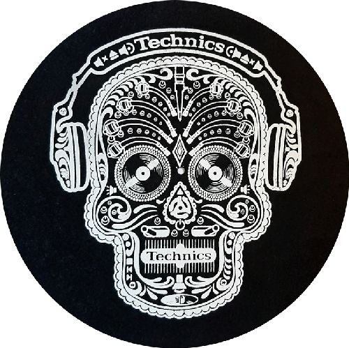 Feltro Technics Caveira / Slipmats Grosso