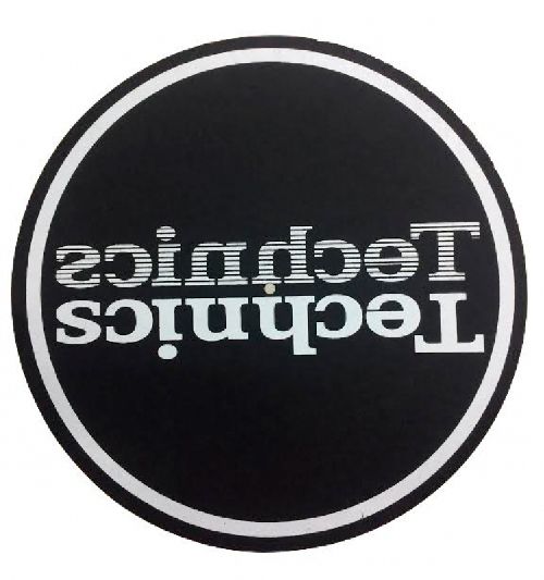 Feltro Technics Logo Espelho / Slipmats Grosso