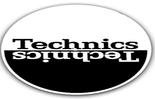 Feltro Technics Branco-Preto / Slipmats Fino