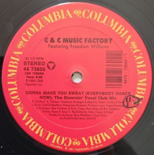 C e C Music Factory Featuring Freedom Williams - Gonna Make You Sweat Everybody Dance Now