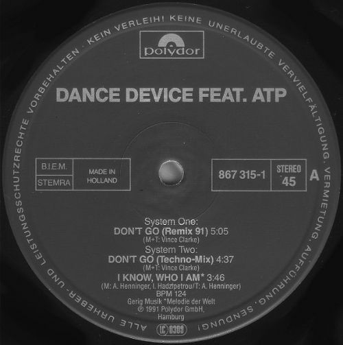 Dance Device Feat. ATP - Don't Go