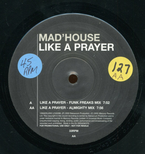 Madhouse - Like A Prayer